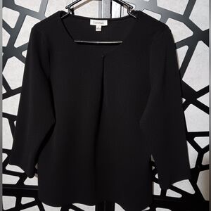 Calvin Klein - Women's Long-sleeve Shirt - Black - XL